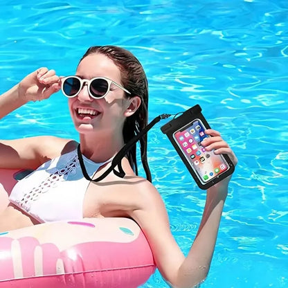 Universal Waterproof Phone Case: IPX8 Water-Proof Bag - Underwater Protector Pouch for iPhone 14 13 12 11 Pro Max Plus XS XR