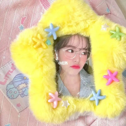 Cute Fox Photocard Case Keychain - Cartoon Student Card Holder & Idol Photo Protective Cover