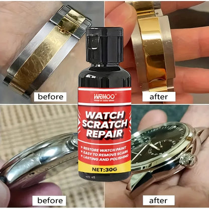 Quick Scratch Repair & Polish Cream - Multi-Surface Metal Restorer for Watches, Jewelry & Stainless Steel
