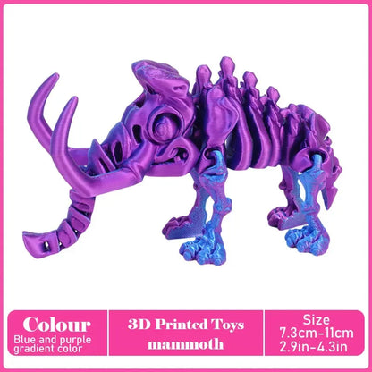 3D Printed Tyrannosaurus Rex Model - Realistic Jointed Movable Dinosaur Figure Toy & Desktop Decoration Gift