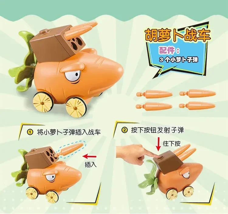 Plants vs Zombies 2 Toy Figure Set – Mechanical Shark & Wild West Gargantuar Game Character Collectible Gift