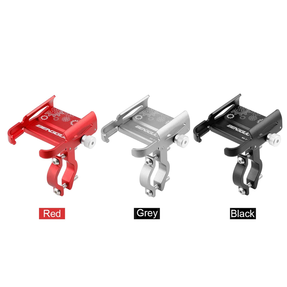 360° Rotatable Aluminum Alloy Bicycle & Motorcycle Phone Holder – MTB Bike GPS Handlebar Mount Stand