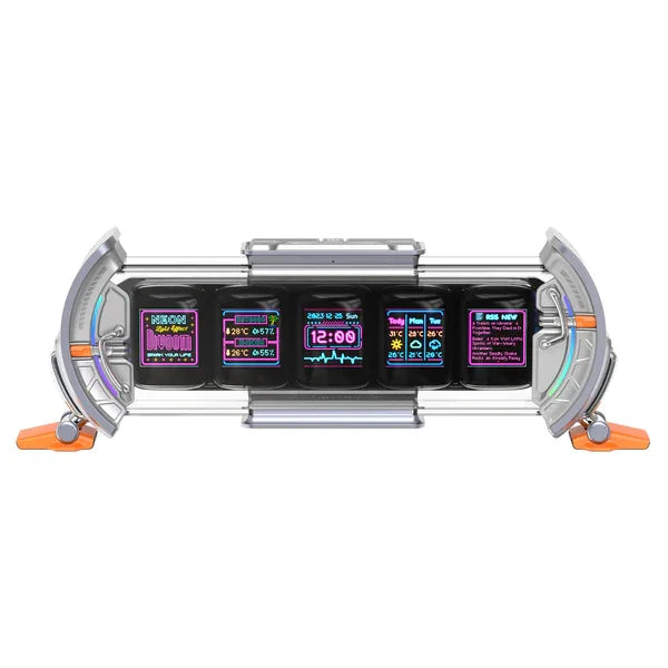 Divoom Times Gate RGB Digital Clock – Smart APP Control, WiFi, Gaming Room & Cyberpunk Office Decor