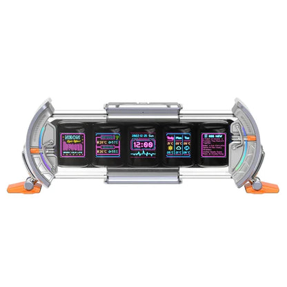 Divoom Times Gate RGB Digital Clock – Smart APP Control, WiFi, Gaming Room & Cyberpunk Office Decor