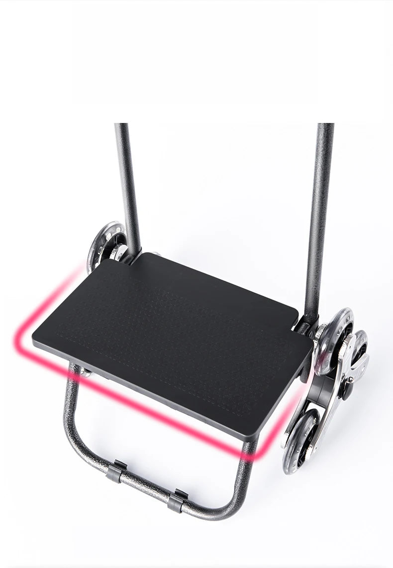Lightweight Folding Grocery Shopping Trolley – Hand-Pull Cart for Household & Outdoor Travel