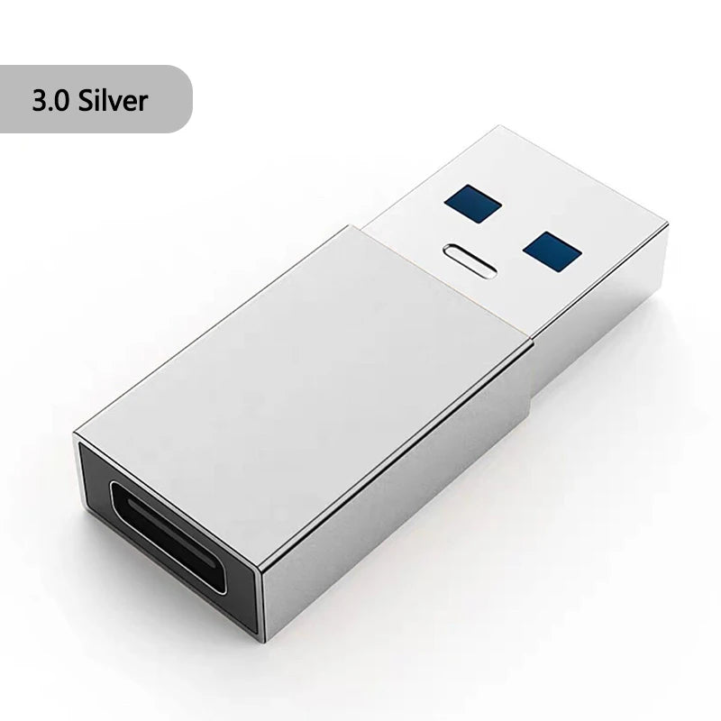 USB-C to USB 2.0 Adapter – Type-C Male to Female Converter for Phones, PCs & Laptops