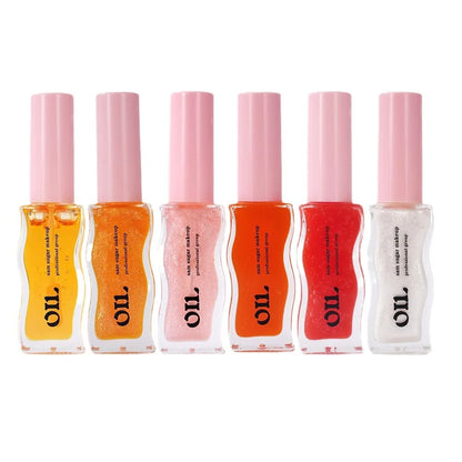 Fruit Honey Essence Lip Oil - Sexy Plump Jelly, Strawberry Tinted, Waterproof Moisturizing Lip Gloss