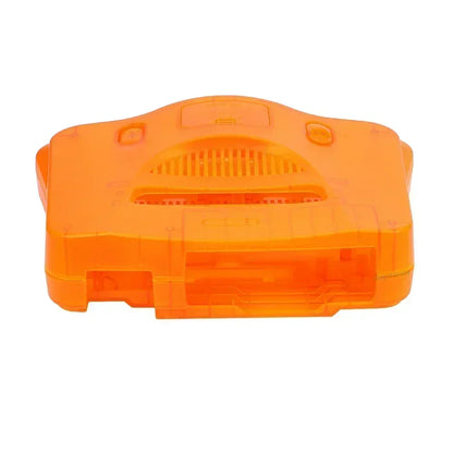 2-Pack Transparent Orange & Purple N64 Replacement Housing Shell – Translucent Case for Nintendo N64 Console