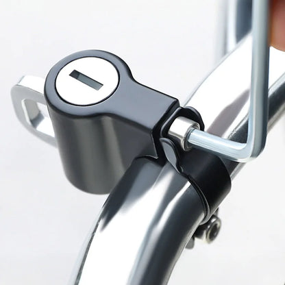 Neutral Helmet Lock for Electric Vehicles | Anti-Theft Motorcycle & Battery Safety Wire Rope Lock