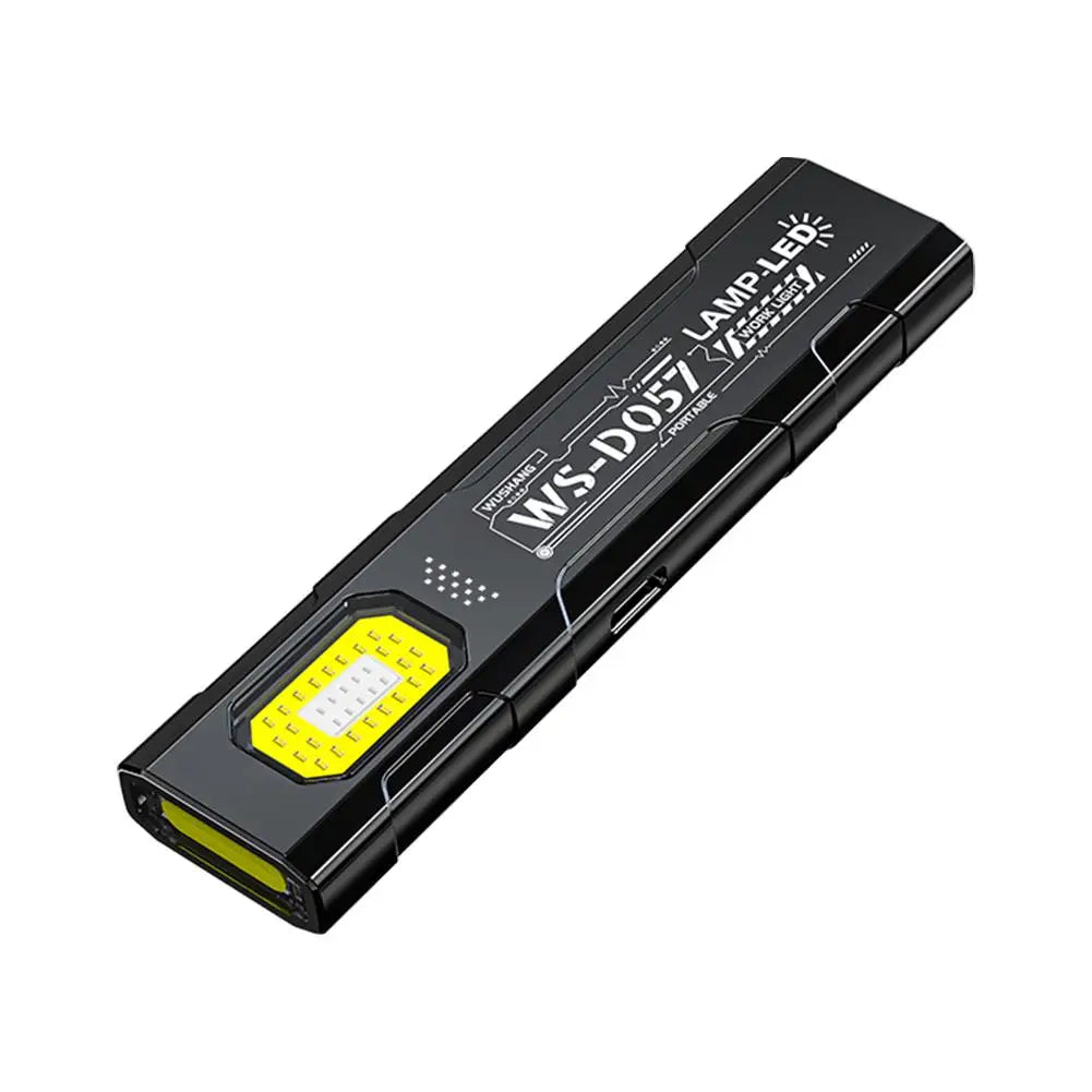 Rechargeable 550LM LED Keychain Flashlight — Mini Pocket Torch Lantern with Magnet for Emergency & Work