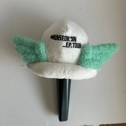 Korea Wootteo Plush Toy – Kawaii Astronaut Wings Stuffed Doll Keychain for Backpack, JIN Design, Fan Gift