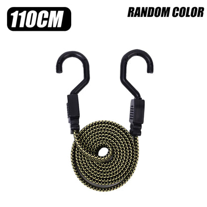 Elastic Rubber Luggage Rope with Hooks – Adjustable Strap for Bikes, Roof Racks, and Car Accessories