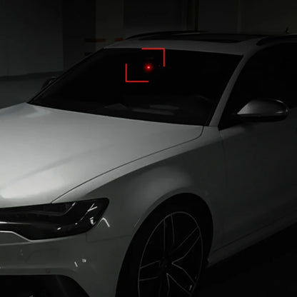 Car LED Solar Powered Simulated Dummy Security Light - Wireless Anti-Theft Warning Caution Lamp with Flashing Imitation Effect