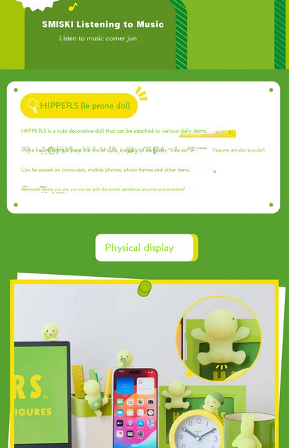 Smiski Hippers Luminous Elf Blind Box – Cute Mini Night Light Doll, Cartoon Figure Christmas Gift