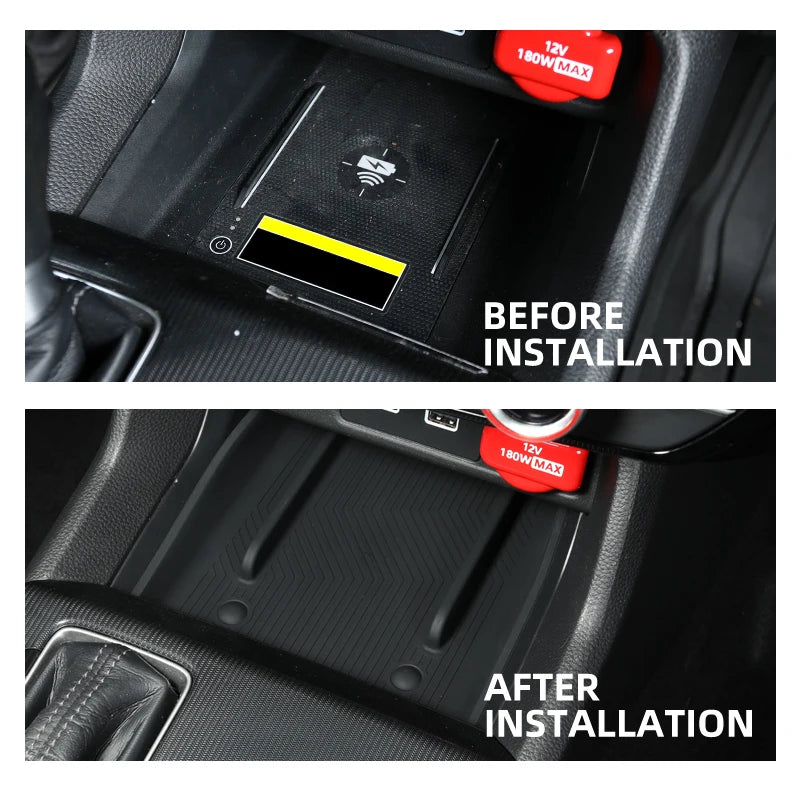 Honda Civic 11th Gen Storage Tray Silicone Pad - Wireless Charging Console Protector (2022-2025)