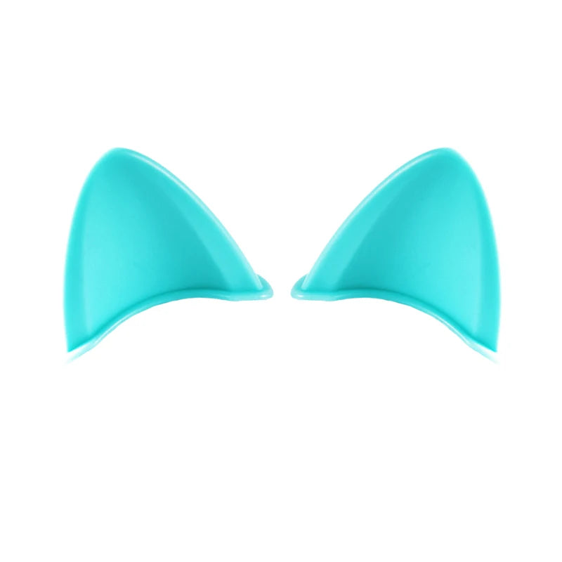 Universal Cat Ears Helmet Decoration Cute Motorcycle Electric Car Stickers Accessories