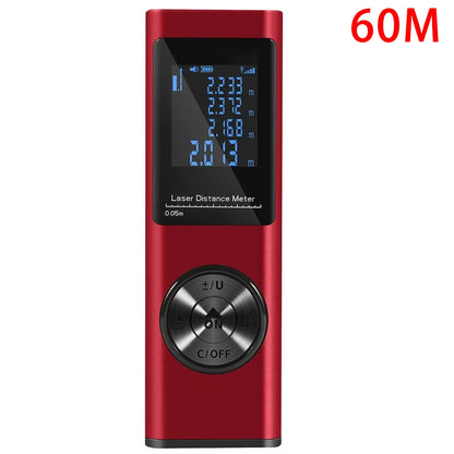 40M/60M Mini Smart Laser Distance Meter | Portable USB Rechargeable Infrared Rangefinder
