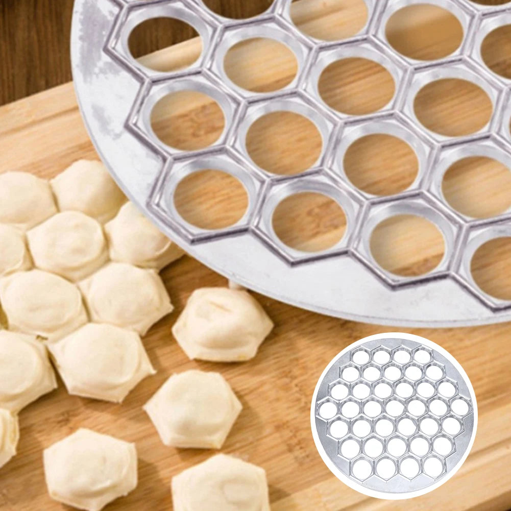 37-Hole Dumpling Maker Mold - Pelmeni & Ravioli Press Machine for Easy Homemade Dumplings Kitchen Tool