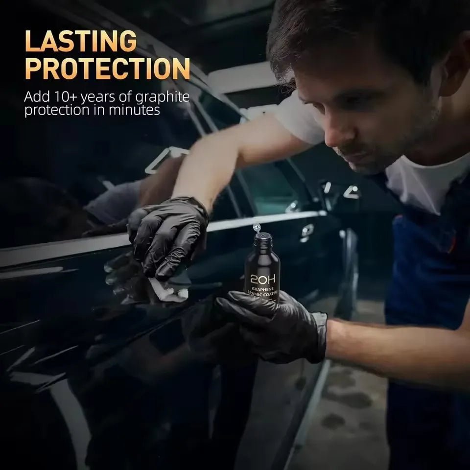 Graphene Ceramic Coating – 12H/20H Self-Healing UV Protection for Professional Car Detailing (10+ Years)