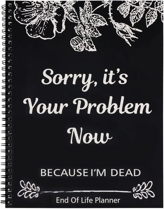 Creative End-of-Life Planner Notebook – Notepad for Recording Final Wishes & Arrangements