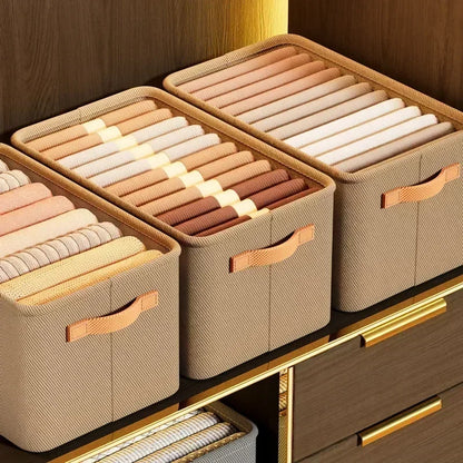Thick Clothes Organizer Storage Box — Drawer Cabinet for Pants, Sweaters, Jeans, and Wardrobe Clothes
