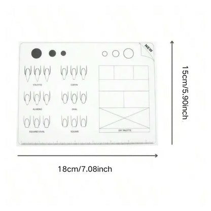 Portable Nail Art Armrest Mat - 1/2PCS Foldable Soft Microfiber Leather Table Pad for Nail Salons