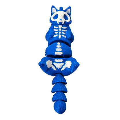 Personalized Skeleton Cat 3D Keychain – Backpack & Car Charm, Perfect Halloween & Christmas Gift