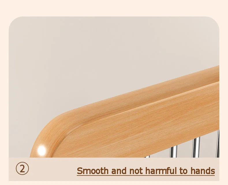 I KNOW 8-Hook Wood Clothes Hanger – High-Quality, Strong, Non-Slip Multi-Function Hanger for Caps, Belts & Household Use