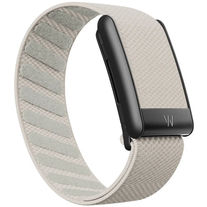 Whoop 5.0 Compatible Nylon Wristband - Black, Silver & Gold Woven Elastic Sports Replacement Strap
