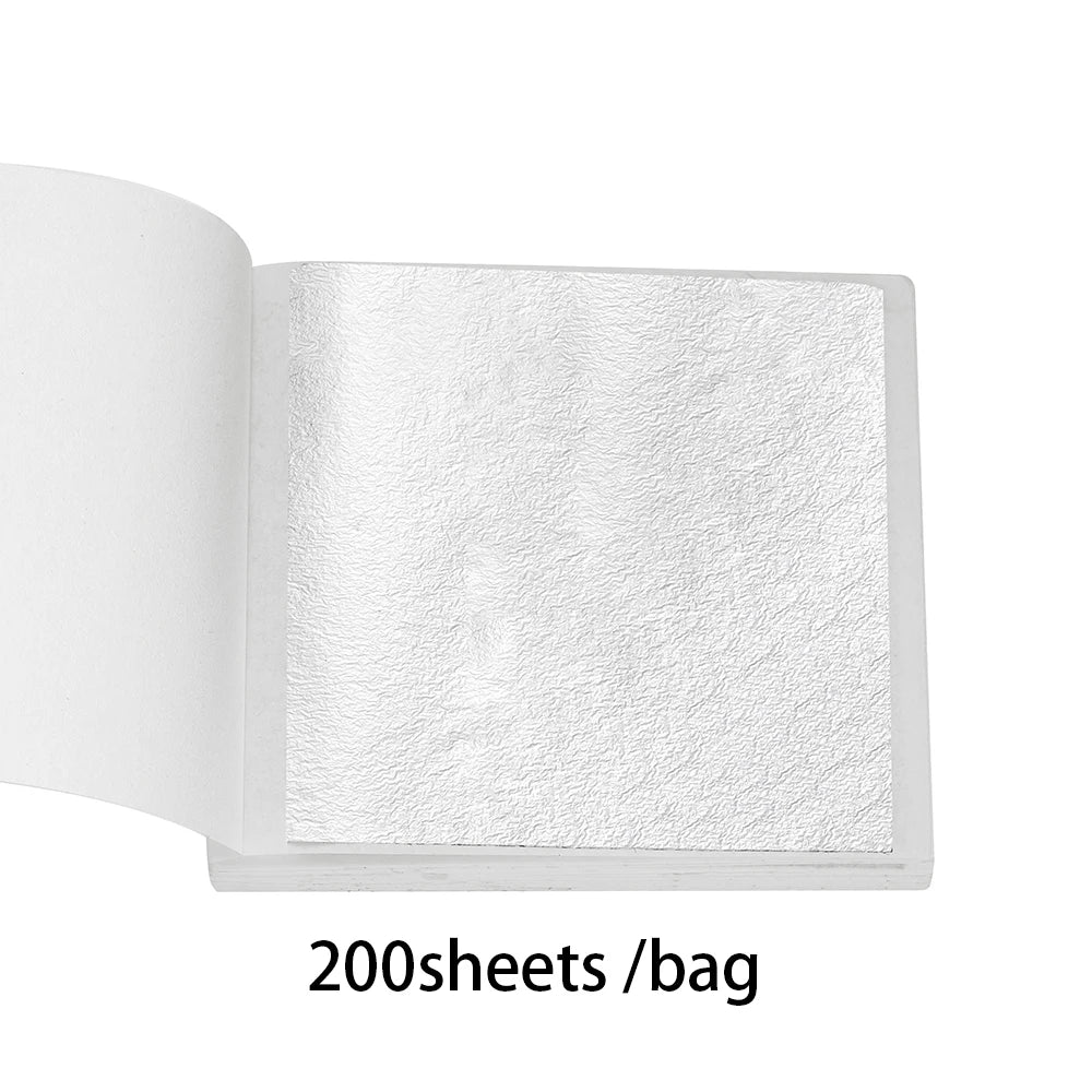 100-200 Sheets Imitation Gold Foil Paper – Gilding DIY Epoxy Resin Jewelry Making & Craft Decoration