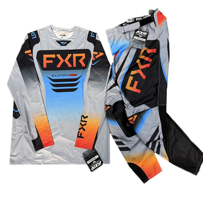 FXR 2025 PODIUM/CLUTCH PRO Gear Set – Dirt Bike Motocross Jersey & Pants Combo for Off-Road Riding