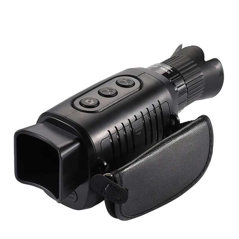 1080P HD Monocular Night Vision – 5X Infrared Zoom Hunting Telescope, 300m Full Darkness Range