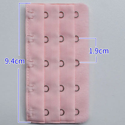 2PCS/4PCS Strap Extender Set – 3-Hook, 5-Row Adjustable Candy Color Bra Extenders for Women