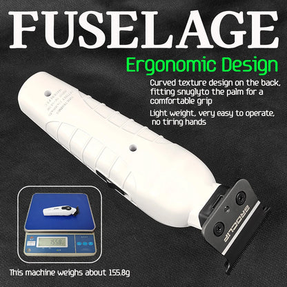 BRDCLIP X Series FA1T Professional Hair Trimmer – 7700RPM Electric Clipper with DLC Blade for Men & Barber Shop Use