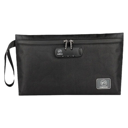 Travel Storage Bag with Password Lock – Waterproof Anti-Odor Safe Handbag for Files, Cards, and Smoking Pipe Storage