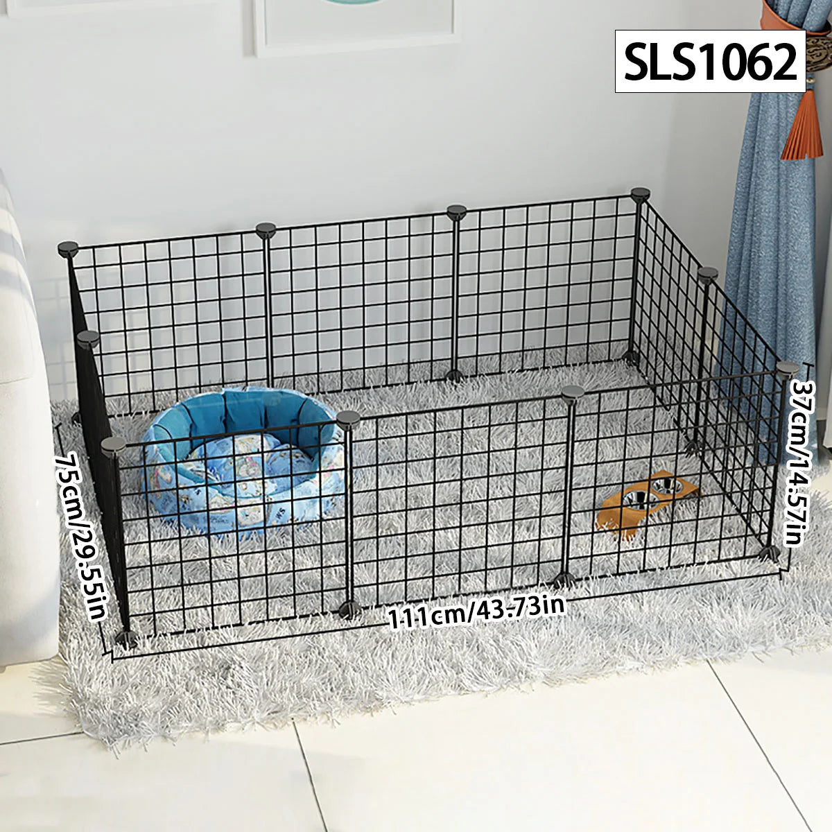 Indoor Dog Cage Wire Mesh Fence – Teddy Pet Escape Barrier