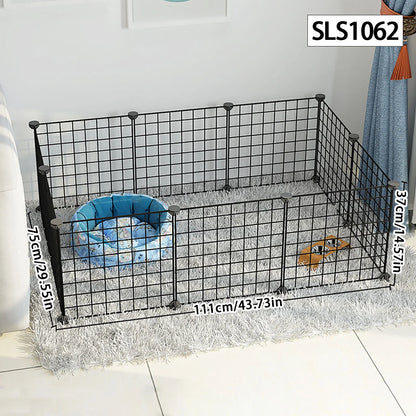 Indoor Dog Cage Wire Mesh Fence – Teddy Pet Escape Barrier