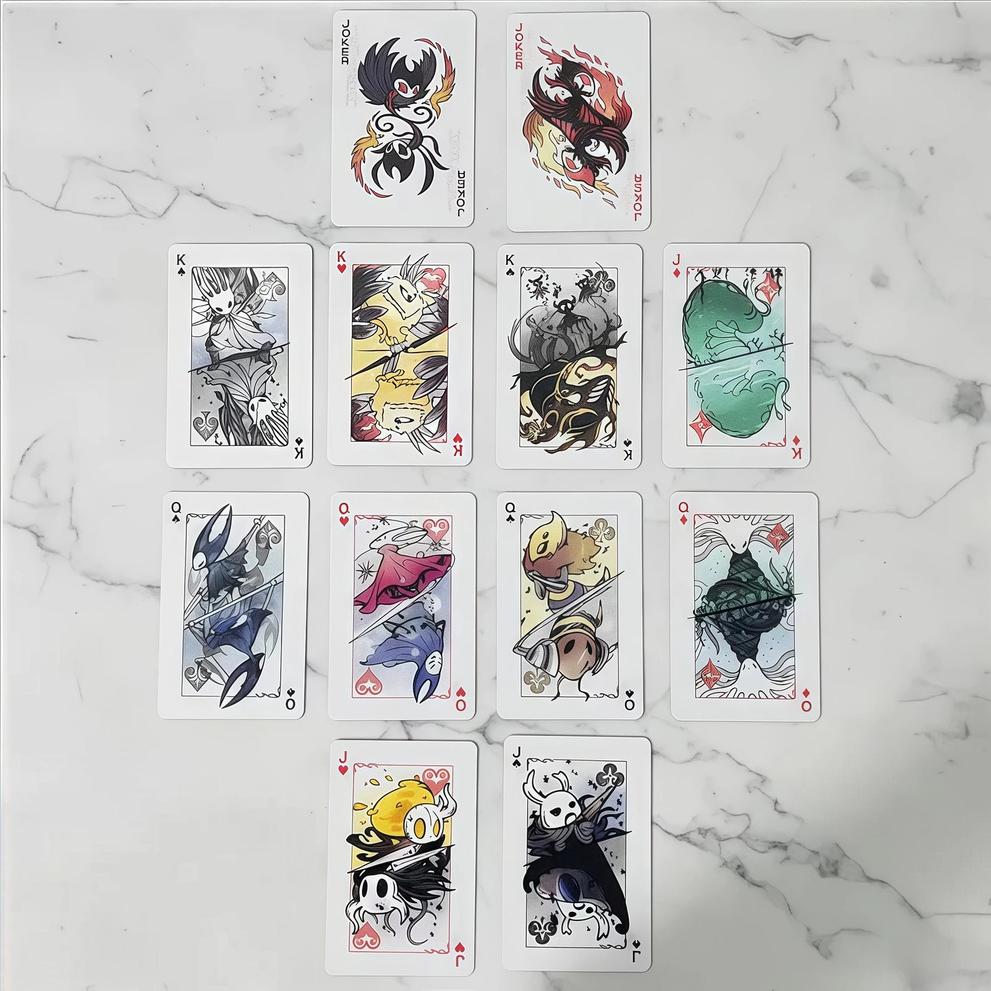 Hollow Knight Themed Playing Cards – Standard Poker Deck, Creative Family Party Board Game Cards, Portable Collectible Gift Set