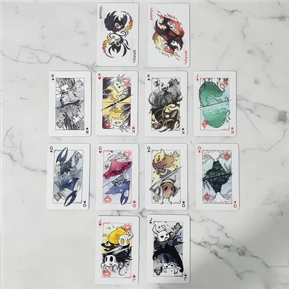 Hollow Knight Themed Playing Cards – Standard Poker Deck, Creative Family Party Board Game Cards, Portable Collectible Gift Set
