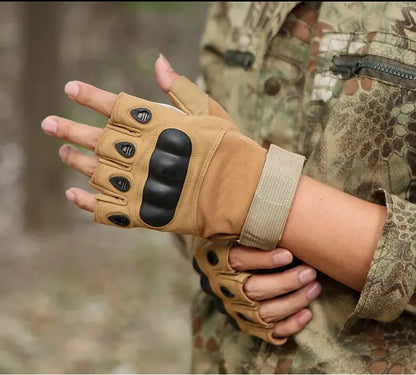 Fitness Anti-Slip Cycling Gloves – Wear-Resistant Tactical Sports & Climbing Half Finger Gloves for Outdoor Use