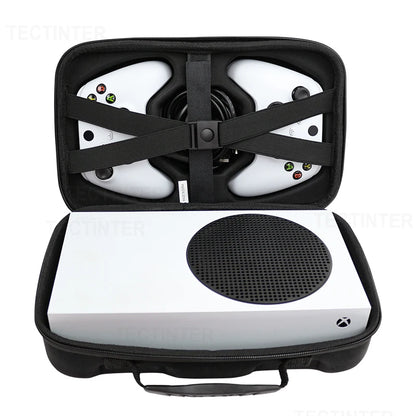 Portable Shockproof EVA Storage Bag for Xbox Series S — Hard Carrying Case for Console & Accessories