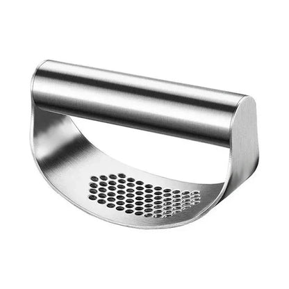 Upgraded Stainless Steel Garlic Press – Manual Garlic & Ginger Rocker Crusher Mincer Kitchen Gadget