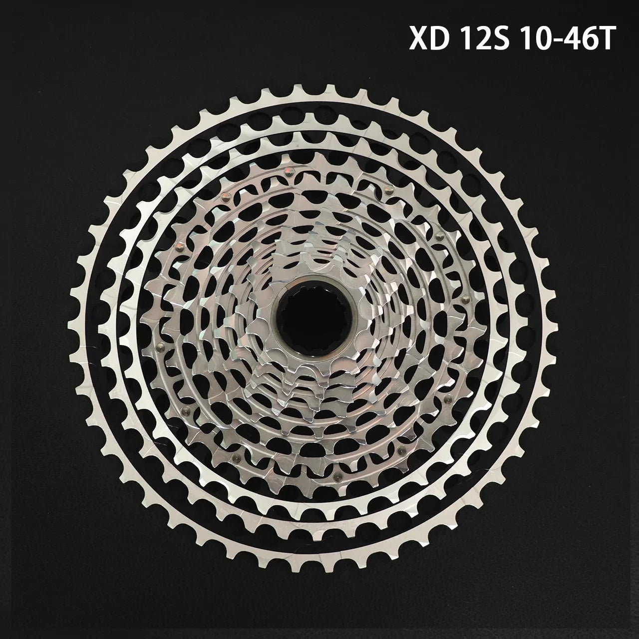 GOLDIX 12-Speed Ultralight MTB Cassette – CNC Sprocket 11-51T/11-46T HG & 10-46T/10-51T XD for Shimano SRAM
