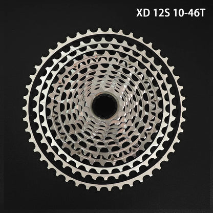GOLDIX 12-Speed Ultralight MTB Cassette – CNC Sprocket 11-51T/11-46T HG & 10-46T/10-51T XD for Shimano SRAM