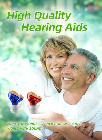 Mini CIC Invisible Hearing Aid - Sound Amplifier for Seniors - Battery A10, Audífonos - First Aid Deaf Machine