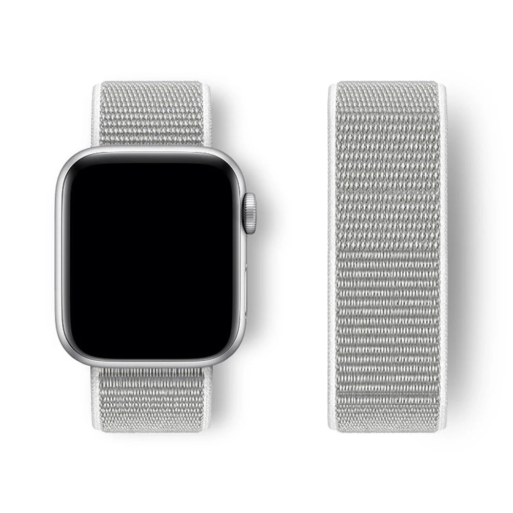Sport Loop Strap for Apple Watch Band 40mm–49mm – Compatible with Series 3–10, SE & Ultra Adjustable Bracelet