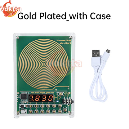 7.83Hz Schumann Wave Generator - Adjustable 0.01–100000Hz Sine Wave Resonator with 3.5mm Audio & USB Power