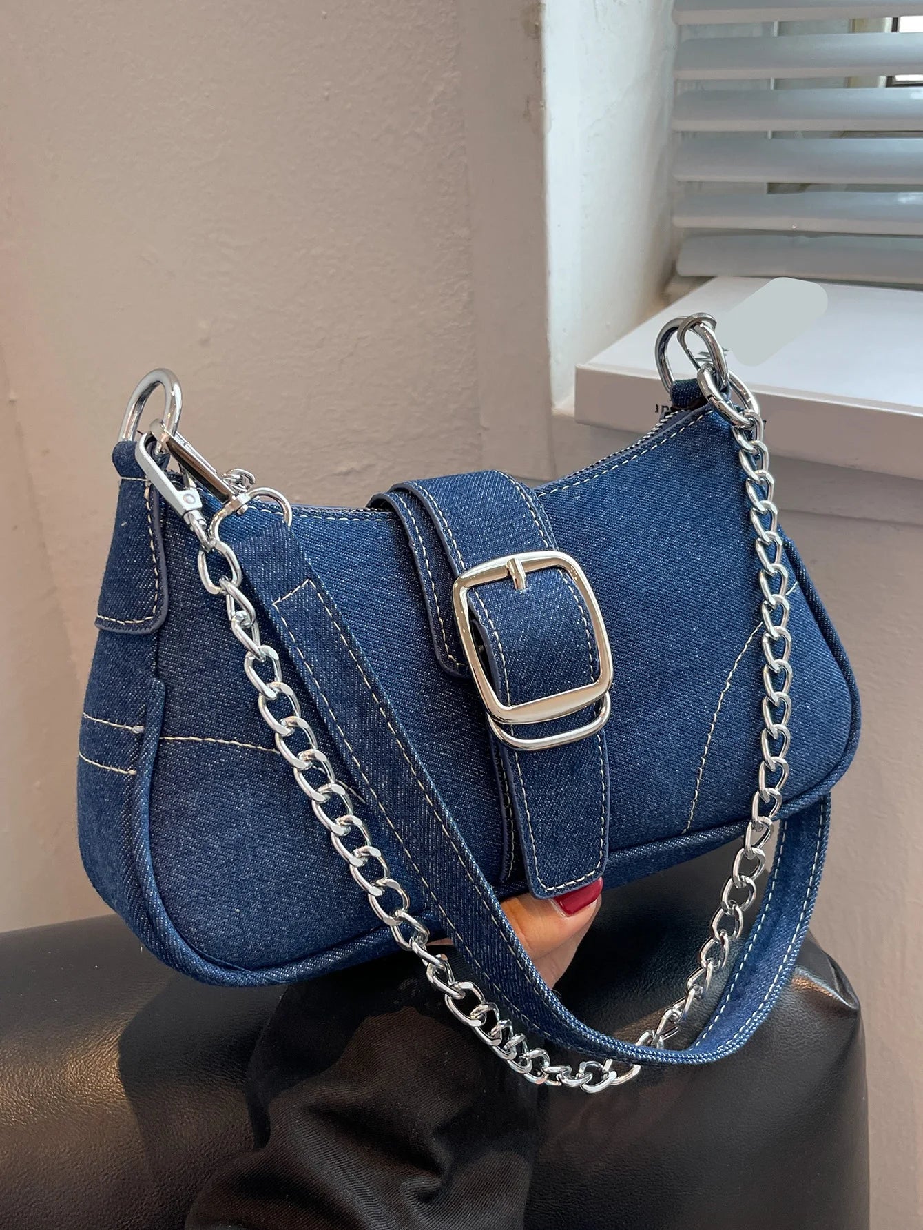 Small Design Jeans Cross-Shoulder Bag – Women's New Canvas Shoulder Bag