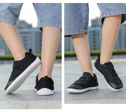 Wide Barefoot Shoes for Little & Big Kids – Boys & Girls Minimalist Sneakers, Lightweight Non-Slip Walking & Skate Flats