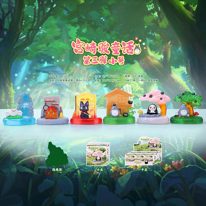 Multiple Styles Hayao Miyazaki Anime Blind Box Figurines – Fairy Tale Elves Scene, Student Gift & Wholesale Collectibles
